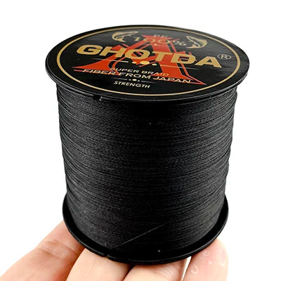 GHOTDA 300M 4 Strands 8 Strand Weaves PE Braided Fishing Line Multifilament For Carp Fishing