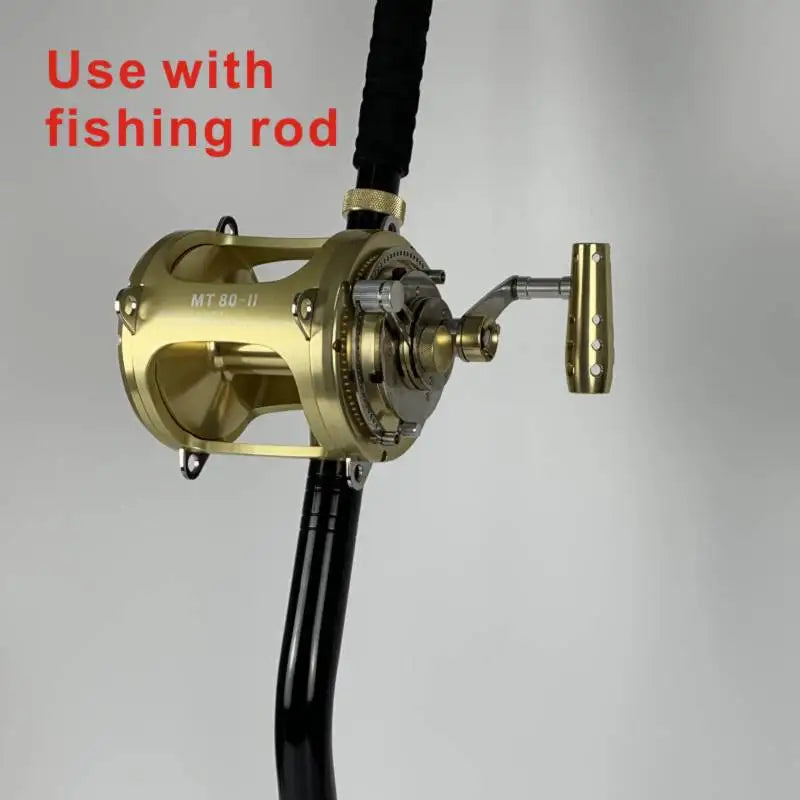 Topline Tackle Two Speed Boat Fishing Reel 50W 80W Big Game Trolling Reels CNC Aluminum Machined Deep Sea Boat Wheel