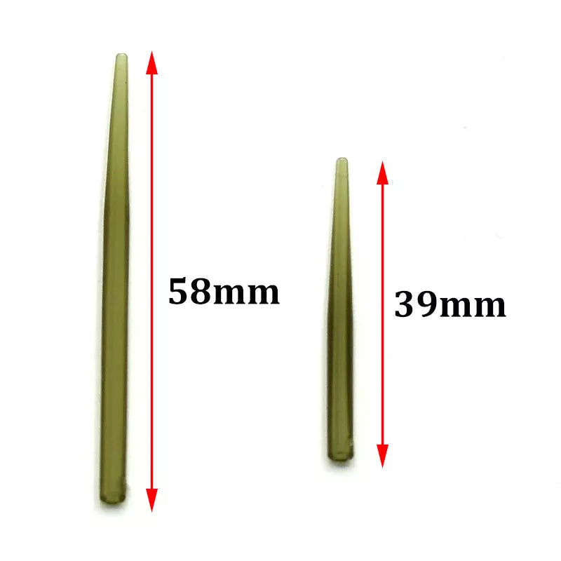30PCS Carp Fishing Anti Tangle Sleeve Accessories Helicopter Rig Tubing Hook Swivel Connector Sleeve for Fishing Line Protection