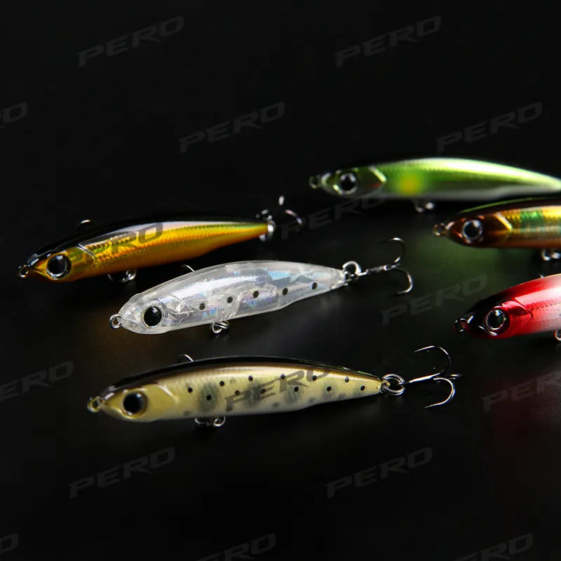 LETOYO Sinking Pencil Bait 50mm 60mm 65mm 75mm 85mm 3.5g to 12g 17g Wobbler Trout Mackerel Micro Sea Fishing Lure Bass Lures
