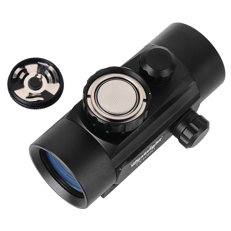1x40 Red Dot Scope Sight Tactical Rifle scope Green Red Dot Collimator Dot With 11mm/20mm Rail Mount Airsoft Air Hunting