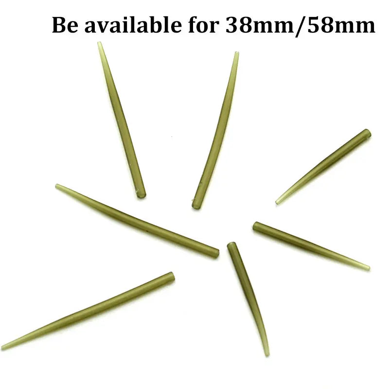 30PCS Carp Fishing Anti Tangle Sleeve Accessories Helicopter Rig Tubing Hook Swivel Connector Sleeve for Fishing Line Protection