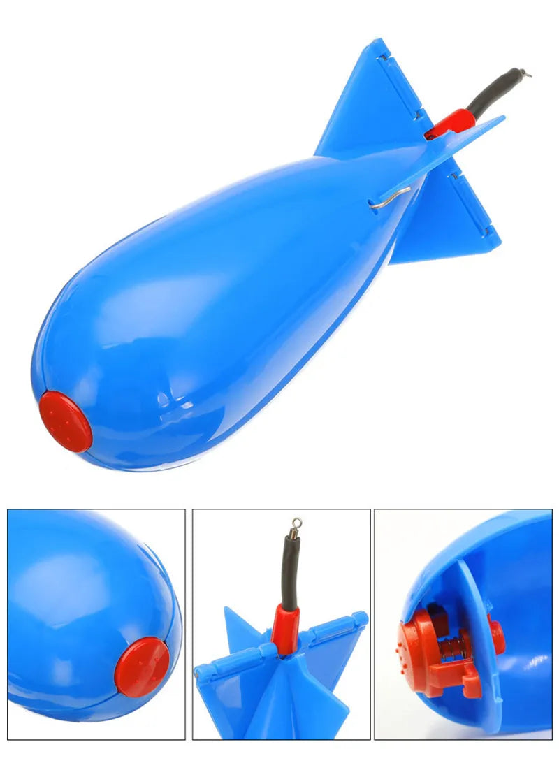PRO BEROS Carp Fishing Rocket Feeder Spod Bomb Float Lure Bait Holder Spomb Pellet Rockets Feeders Position Gear Accessories