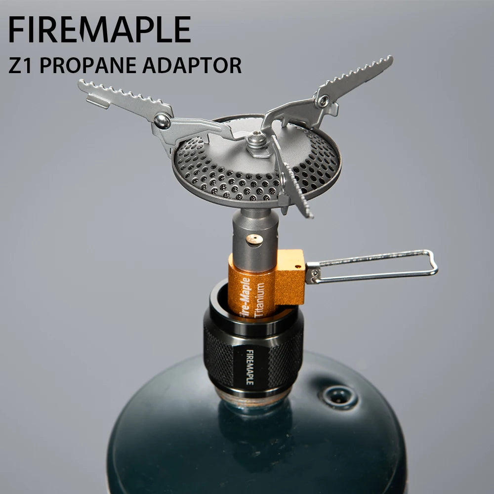 Fire Maple Z1 Propane Fitting No Leak Canister Adaptor for Coleman Style Propane Bottles Cartridge 38g