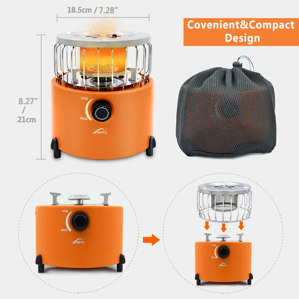 Stove Camping Gas Burner Survival Heater Burner Accsesories Heater Outdoor Heating Supplies Fire Pit Ambience Mobile Gas Trips