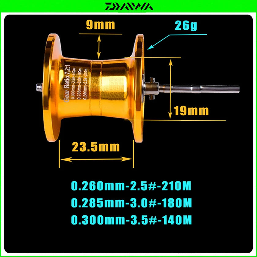 DAIWA Fishing reel 18KG, gear ratio 7.2:1, dedicated to seawater