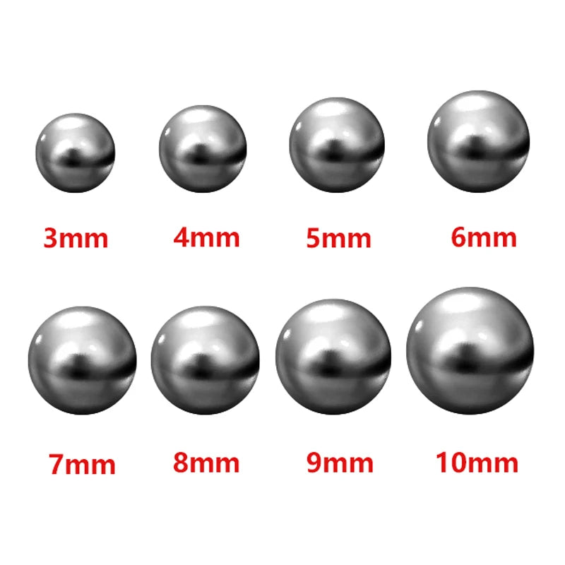 Steel Balls Hunting Slingshot Iron Ball Catapult Hitting Steel Ball Diameter 3mm4mm5mm 6mm 7mm 8mm 9mm 10mm BallBearing