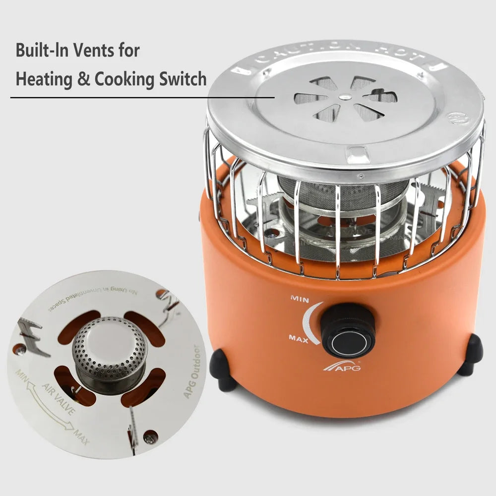 Stove Camping Gas Burner Survival Heater Burner Accsesories Heater Outdoor Heating Supplies Fire Pit Ambience Mobile Gas Trips
