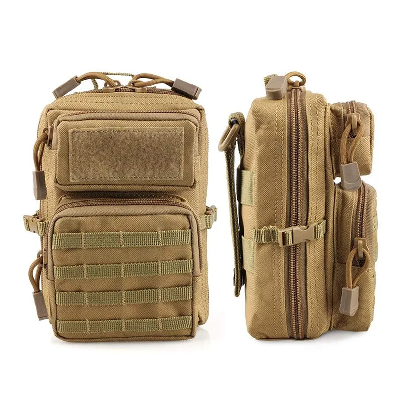 Multifunction Tactical Pouch Military Molle Hip Waist EDC Bag Wallet Purse Phone Holder Bags Camping Hiking Hunting Fanny Pack
