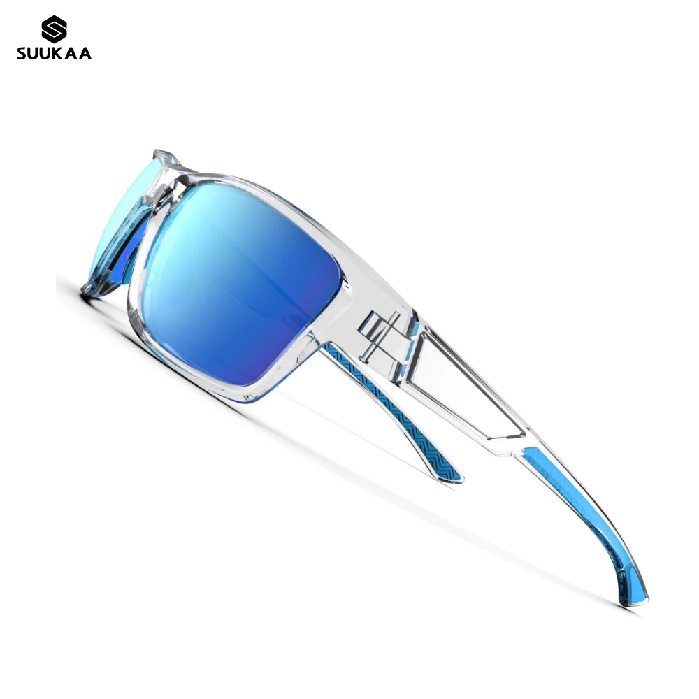 SUUKAA High Quality Brand Outdoor Polarized Sunglasses for Men Women Sports Sun Glasses Driving Fishing Cycling Glasses