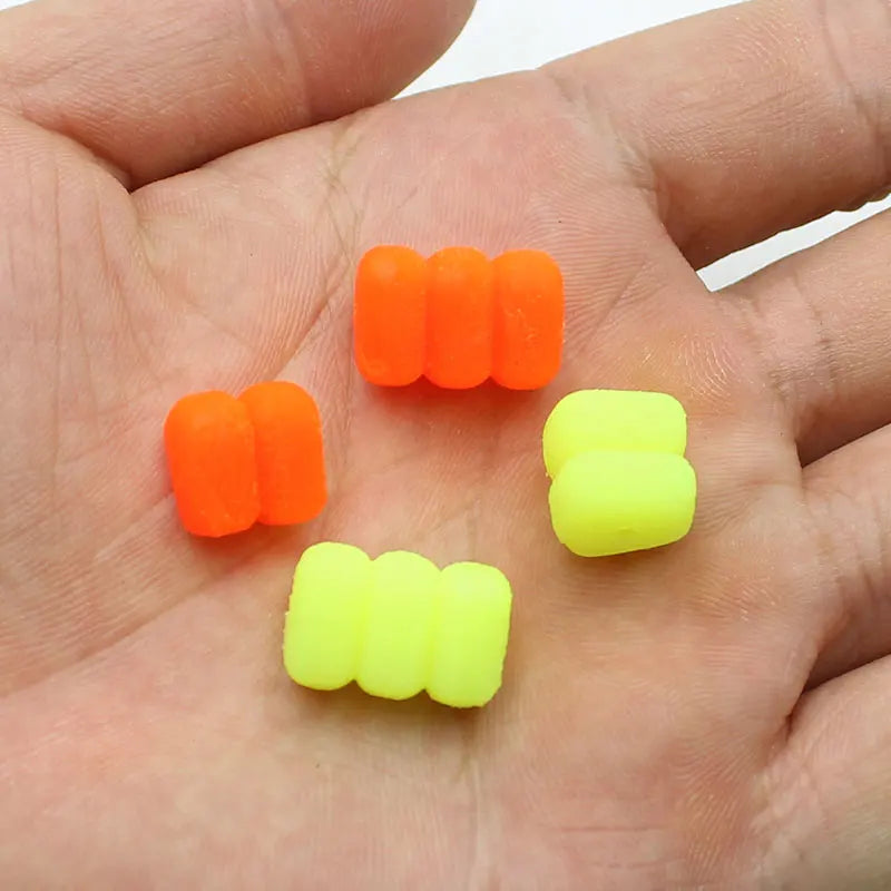 Carp Fishing Bait Yellow/Red Double Corn Pop Up Boilies Hair Chod Helicopter Ronnie Rig Lure For Carp Fishing Feeder Tackle
