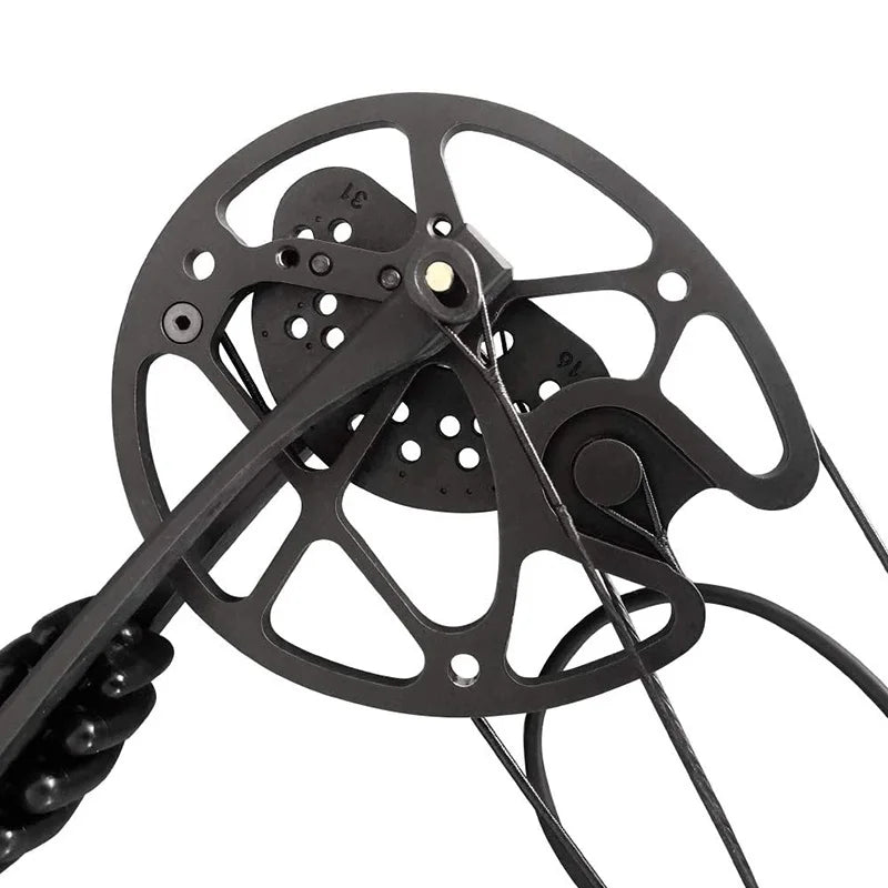 KAIMEI QIN 35-70lbs Archery Compound Bow and Mix Carbon Arrow Set For Right Hand Shooting Adults Hunting Outdoor Sports Bows