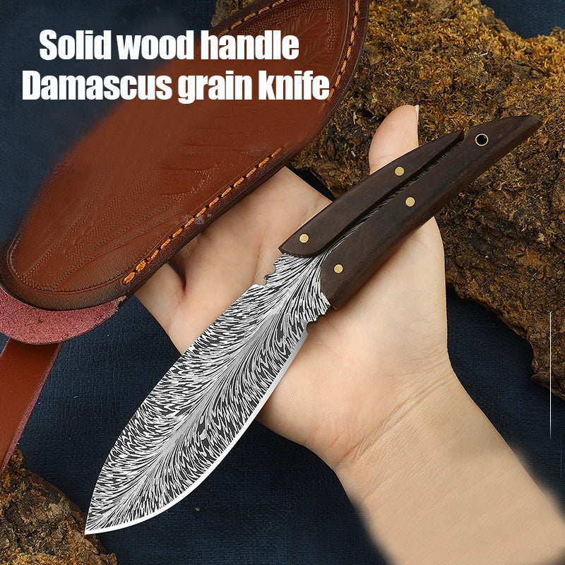 Professional Hunting Knife Outdoor Knife Multi Tool Survival Sharp Blade For Protection And Knives For Men Camping Hiking Gift