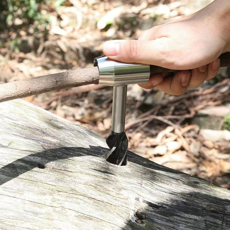 Bushcraft Auger Wrench Outdoor Survival Hand Drill Survival Gear Tool Outdoor Sports Jungle Crafts Camping Bushcraft Accessories