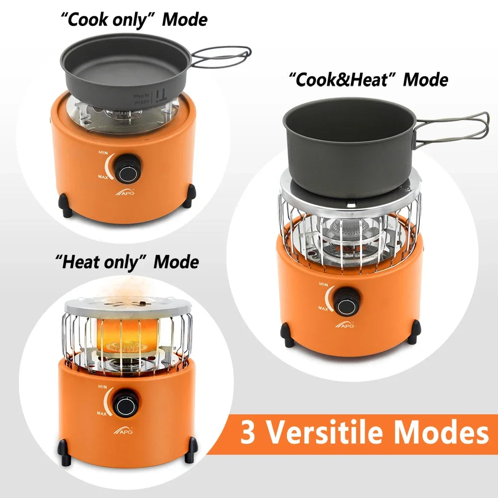 Stove Camping Gas Burner Survival Heater Burner Accsesories Heater Outdoor Heating Supplies Fire Pit Ambience Mobile Gas Trips