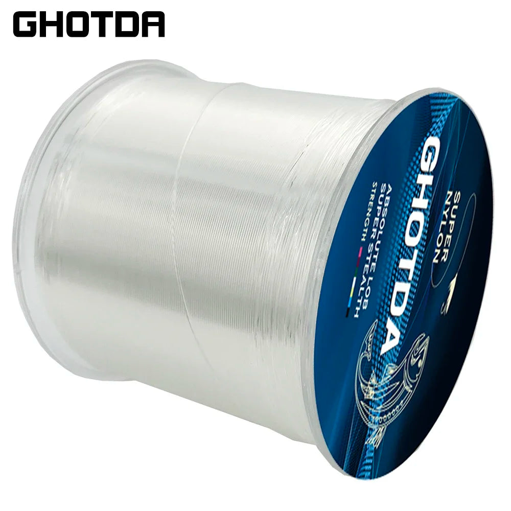 GHOTDA 500m Super Strong Fishing Line Japan Monofilament Nylon Fishing Line 4.4-28.6LB