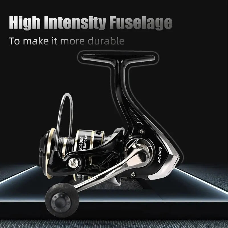 Spinning Reel Max Drag 8KG for Fishing AC3000 4000 5000 Reel Metal Spool Handle Sea Jig Carp Reel Fishing Coil Wheel