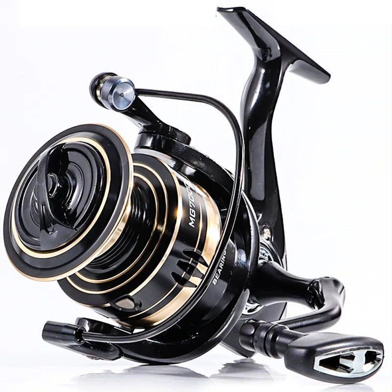SHIMANO Spinning Reels Power Metal scroll For Bass Pike Carp Fishing Fish Max Drag 18KG Bait Throwing Reel