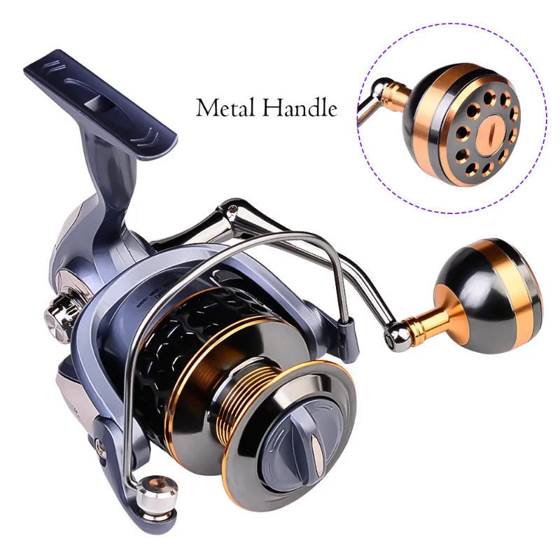 High Quality,Max Drag 21KG, Alloy Spool,Fishing Reel,5.2:1 Gear Ratio, High Speed,Spinning Reel,Casting Reel,Carp For Saltwa