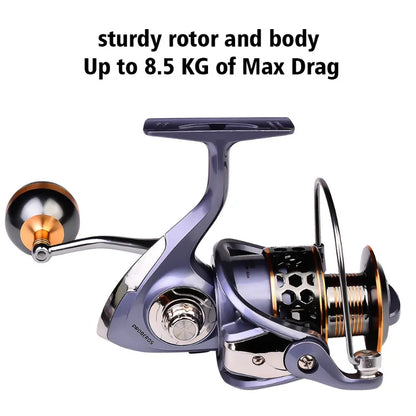 High Quality,Max Drag 21KG, Alloy Spool,Fishing Reel,5.2:1 Gear Ratio, High Speed,Spinning Reel,Casting Reel,Carp For Saltwa