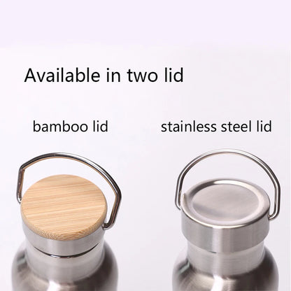 350/500/750/1000ml Double Wall Stainles Steel Water Bottle Thermos Bottle Keep Hot and Cold Insulated Vacuum Flask for Sport