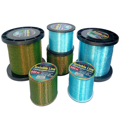 3000m 1000m Invisible Fishing Line 3D Spoted Bionic Fluorocarbon Coated Monofilament Nylon Line Speckle Carp Algae Fishing Pesca