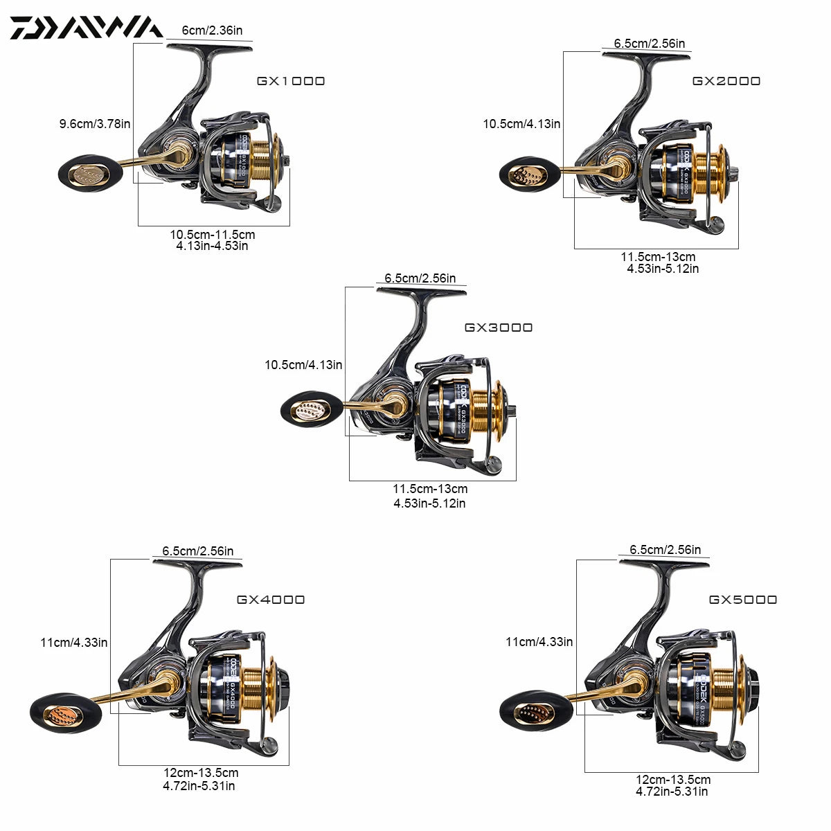 Daiwa New All Metal (CODEK ) Fishing Reel 15Kg Max Drag Power Spinning Wheel Fishing Coil Shallow Spool Suitable for all waters