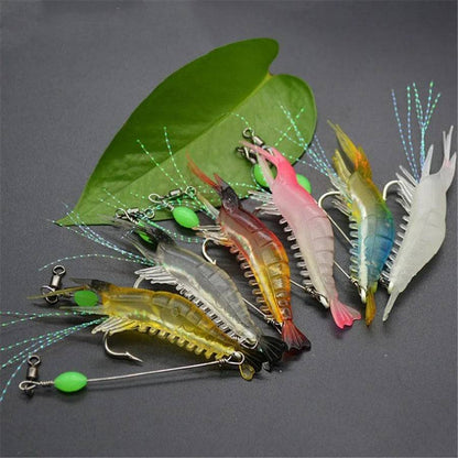 3pcs/7pcs Shrimp Lures Fishing Lures Artificial Fishing Bait Isca Artificial  Ascesorios Pesca